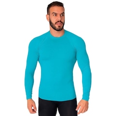 Camiseta Manga Longa Térmica Segunda Pele Vekyo Compressão Proteção UV - Masculina - Foto 1