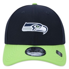 Boné Aba Curva New Era Seattle Seahawks 940 SN - Snapback - Adulto - Foto 3