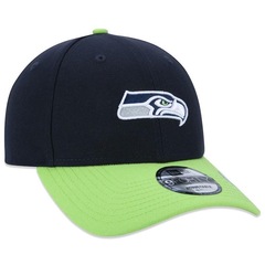 Boné Aba Curva New Era Seattle Seahawks 940 SN - Snapback - Adulto - Foto 4