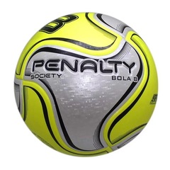 Kit Bola Society Penalty 8 X + Bomba de Ar - Foto 2