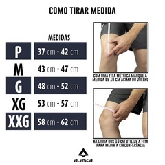 Joelheira de Compressão com Faixa Ajustável Alasca Sense 3.0 - Adulto - Foto 4
