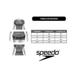 Camiseta Speedo Interlock Uv50 - Feminino - Foto 3