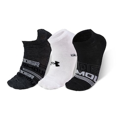 Kit de Meias Under Armour Cano Curto Essentials NS com 3 Pares - Adulto - Foto 4