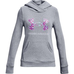 Blusão de Moletom com Capuz Under Armour Rival Fleece Logo Hoodie - Infantil - Foto 1