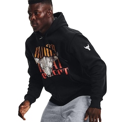 Blusão de Moletom com Capuz Under Armour Project Rock Originators FZ - Masculino - Foto 3