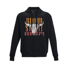 Blusão de Moletom com Capuz Under Armour Project Rock Originators FZ - Masculino - Foto 1