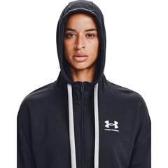 Blusão de Moletom Under Armour Rival Fleece FZ - Feminino - Foto 3