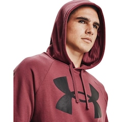 Blusão de Moletom com Capuz Under Armour Rival Fleece Big Logo HD - Masculino - Foto 4