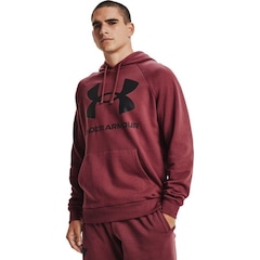 Blusão de Moletom com Capuz Under Armour Rival Fleece Big Logo HD - Masculino - Foto 1