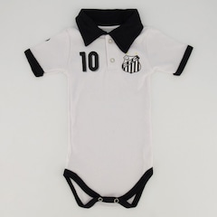 Body Polo do Santos Torcida Baby Number - Infantil - Foto 1