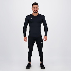 Kit Kappa: Camiseta Manga Longa Térmica + Calça - Masculina - Foto 4