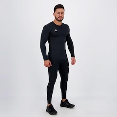 Kit Kappa: Camiseta Manga Longa Térmica + Calça - Masculina - Foto 1