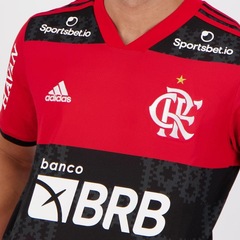 Camisa adidas Flamengo I 2021 Com Patrocínio Havan - Masculina - Foto 4