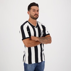 Camisa Santos Futfanatics Retrô Campeão Brasileiro 2002 - Masculina - Foto 5