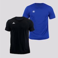 Kit de Camisetas Umbro + Kappa Moderna - Masculina - Foto 1