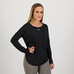 Camiseta Manga Longa Fila Bio II - Feminina - Foto 2