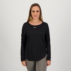 Camiseta Manga Longa Fila Bio II - Feminina - Foto 1