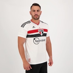 Camisa adidas São Paulo I 2022 9 Calleri - Masculina - Foto 3