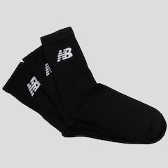 Meia New Balance Cano Longo - 3 Pares -  Adulto - Foto 1