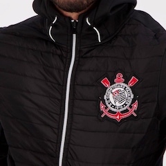 Jaqueta do Corinthians FutFanatics SCCP Softshell FutFanatics com Capuz - Masculina - Foto 4