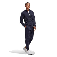 Agasalho sem Capuz adidas Primegreen Essentials Linear Logo - Masculino - Foto 3