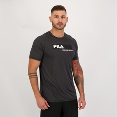 Camiseta Fila Basic Train Melange - Masculina - Foto 2