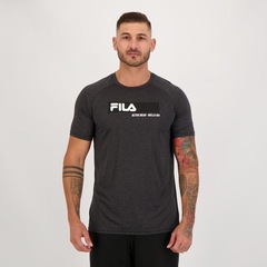 Camiseta Fila Basic Train Melange - Masculina - Foto 1