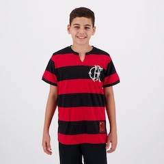 Camisa do Flamengo Flatri CRF - Infantil - Foto 1