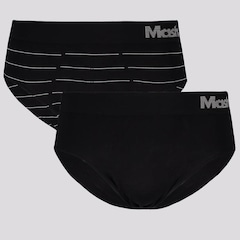 Kit de Cuecas Slip Mash com 2 Unidades - Adulto - Foto 1