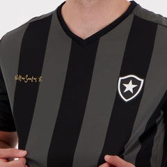 Camisa do Botafogo Retrô Nilton Santos - Masculina - Foto 4