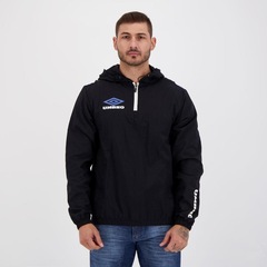 Jaqueta com Capuz Umbro Corta Vento Diamond Duo - Masculina - Foto 3
