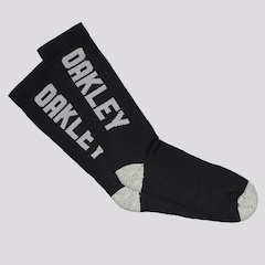 Meia Cano Alto Oakley Crew Urban - Masculina - Foto 1