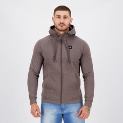 Jaqueta com Capuz Under Armour Rival Fleece - Masculina - Foto 1