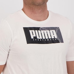 Camiseta Puma Manga Curta Box Graphic Tee - Masculina - Foto 4
