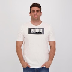 Camiseta Puma Manga Curta Box Graphic Tee - Masculina - Foto 1