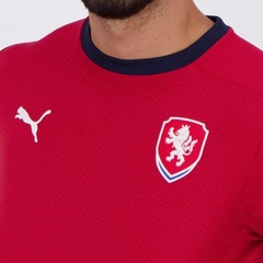 Camisa Puma República Tcheca Home 2020 - Masculina - Foto 4