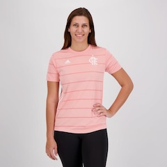 Camisa do Flamengo adidas Outubro Rosa - Feminina - Foto 1