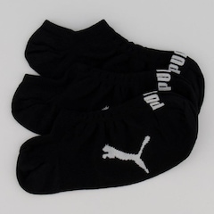 Kit Meia Puma Sapatilha - 3 pares - Adulto - Foto 1