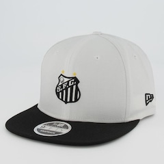 Boné Aba Reta New Era Santos 950 Alvinegro - Snapback - Adulto - Foto 1