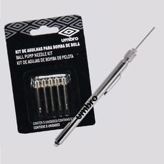 Kit Umbro Calibrador Caneta + Agulhas para Bomba de Ar - Foto 1