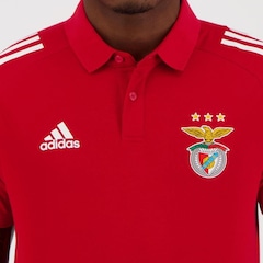 Camisa Polo adidas Benfica 2021 - Masculina - Foto 4