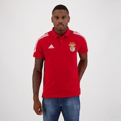 Camisa Polo adidas Benfica 2021 - Masculina - Foto 1
