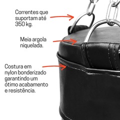 Saco Boxe Gorilla 70cm Engate no Fundo para Fixar Base de Apoio no Chão - Saco de Pancada - Foto 2