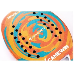 Raquete de Beach Tennis Gold Sports Performance Camewin com Capa - Foto 5