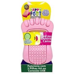 Massageador de Pés Happy Foot Ortho Pauher Elétrico MG02 Rosa - Foto 5