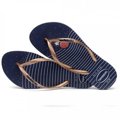Chinelo Havaianas Slim Nautical - Feminino - Foto 4