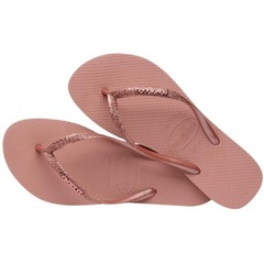 Chinelo Havaianas Slim Glitter - Feminino - Foto 2