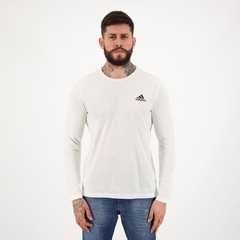 Camiseta Manga Longa adidas D2M Feelready - Masculina - Foto 1