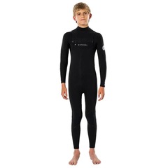 Long John Rip Curl Dawn Patrol 3/2mm Chest Zip - Infantil - Foto 1