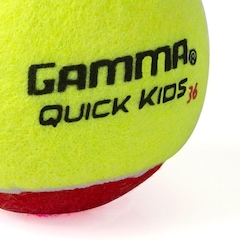 Kit Bola de Tênis Gamma Quick Stage 3 com 06 Unidades - Infantil - Foto 2